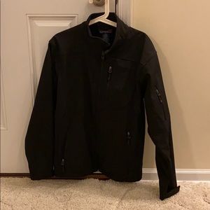 New Men’s Free Country Black Fleece Lined Jacket